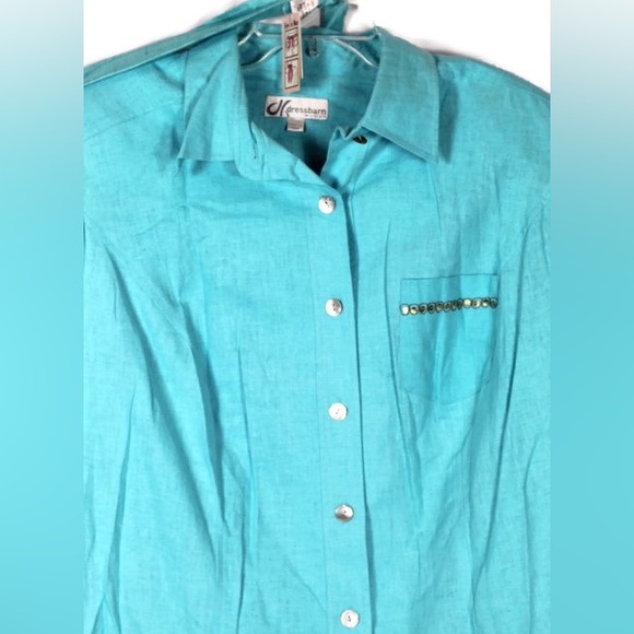 Dressbarn 3Piece Pants Set Pants Blazer Tank Belt - Picture 5 of 7